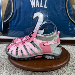 Sandals women’s size 6 Breast cancer theme